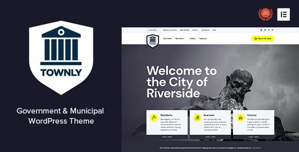 Townly v1.1 Government & Municipal WordPress Theme