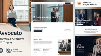 Avvocato (v8.5) Law Firm WordPress Theme [Activated]