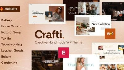 Crafti (v1.8.0) Creative Handmade WordPress Theme