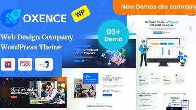 Oxence v1.3.2 Web Design Agency Elementor WordPress Theme
