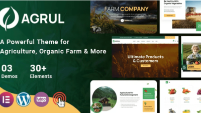 Agrul (v1.4.0) Agriculture WordPress Theme