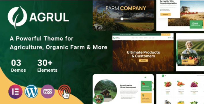 Agrul (v1.4.0) Agriculture WordPress Theme