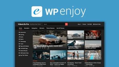 VideoLife Pro (v1.0.8) WPEnjoy Theme