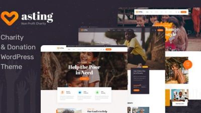 Asting (v1.2.4) Charity & Donation WordPress Theme [Activated]