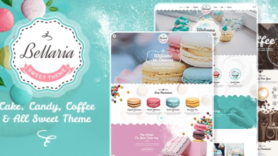 Bellaria (v1.1.5) a Delicious Cakes and Bakery WordPress Theme