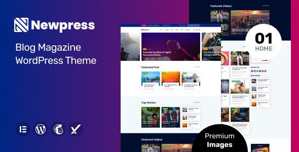 Newpress v2.0.0 Blog Magazine WordPress Theme