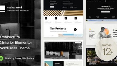 Maiko (v1.0.0) Architecture and Interior Design WordPress Theme