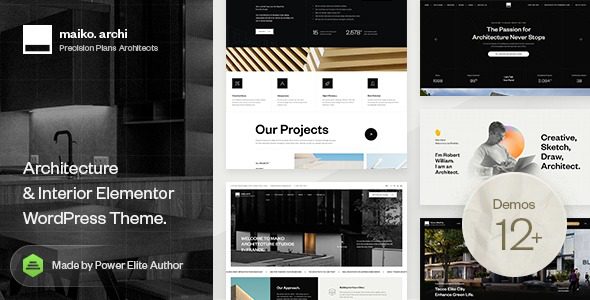 Maiko (v1.0.0) Architecture and Interior Design WordPress Theme
