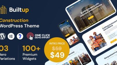 Builtup (v1.0.5) Construction Company WordPress Theme