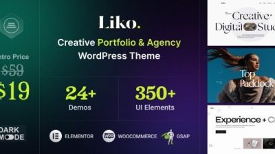 Liko (v1.0.2) Creative Agency & Portfolio WordPress Theme