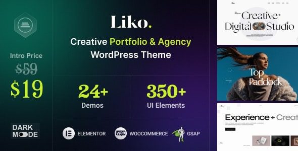Liko (v1.0.2) Creative Agency & Portfolio WordPress Theme