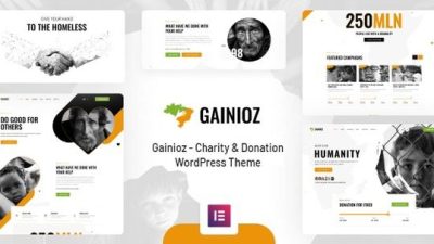 Gainioz (v1.1.6) Charity & Donation WordPress Theme