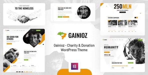 Gainioz (v1.1.6) Charity & Donation WordPress Theme