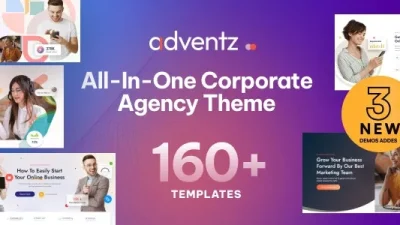 Adventz (v2.0.2) Corporate Business WordPress Theme [Activated]