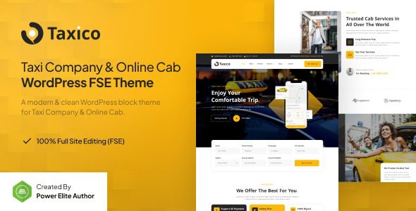 Taxico v1.0.0 Taxi Company & Online Cab Service Theme