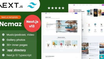 Ncmaz (v2.10.0) NextJs Headless WordPress Blog, Magazine