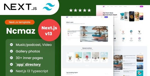 Ncmaz (v2.10.0) NextJs Headless WordPress Blog, Magazine