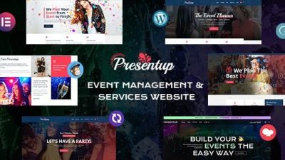 Presentup v5.1 Event Planner & Celebrations Management WordPress Theme