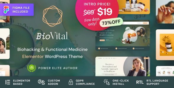 BioVital v1.0.1 Functional Medicine Doctor Theme