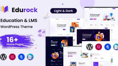 Edurock v1.0.9 Education & LMS WordPress Theme