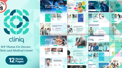 Cliniq (v1.1.5) WordPress Theme for Doctor, Clinic & Medica