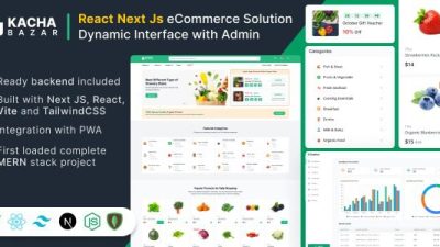 KachaBazar v1.8.0 – React Next Js eCommerce Solution