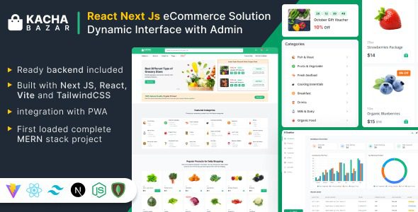 KachaBazar v1.8.0 – React Next Js eCommerce Solution