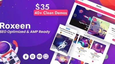 Roxeen (v2.5.2) Personal Lightweight WordPress Theme
