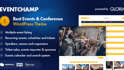 Event Champ WordPress Theme v2.2.0 (Activated)