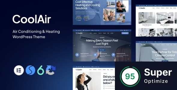 Coolair (v1.1.5) Air Conditioning & Heating HVAC WordPress Theme