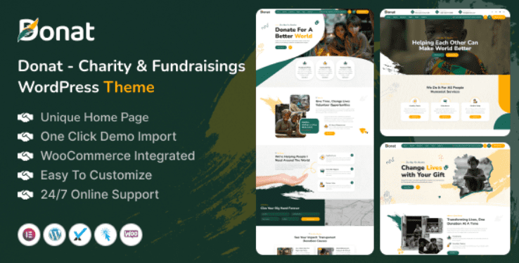 Donat v1.0.0 – Charity & Fundraising WordPress Theme