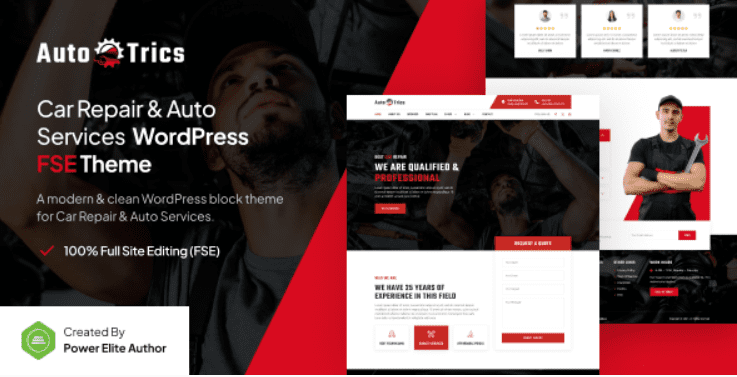 AutoTrics v1.0.0 Car Repair & Auto Service WP Theme
