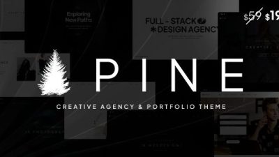 Pine (v1.1) Creative Agency & Portfolio WordPress Theme