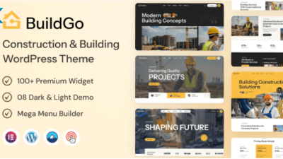 BuildGo (v1.4.3) Construction WordPress Theme