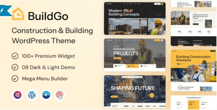 BuildGo (v1.4.3) Construction WordPress Theme