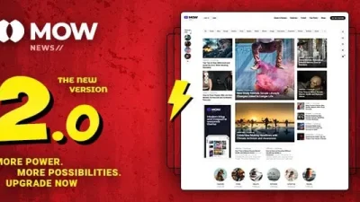 Mow v2.0.0 Blog & Magazine WordPress Theme