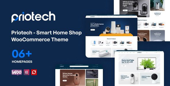 Priotech v1.0.18 - Smart Home Shop WooCommerce Theme