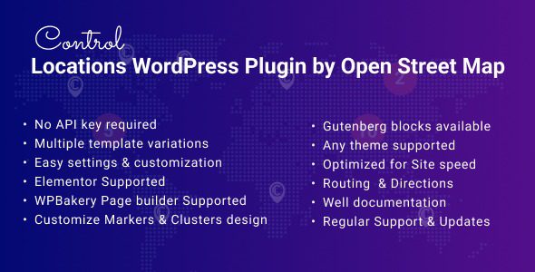 Control Locations v1.2.8 - WordPress Map Finder Plugin for Store Locator & Service Center