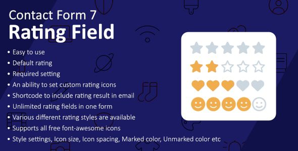 Rating Field for Contact Form 7插件下载