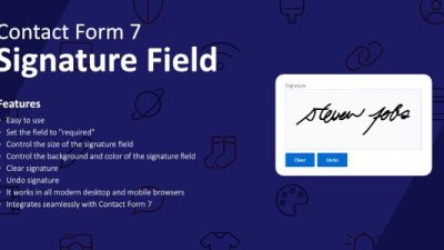 Signature Field for Contact Form 7插件下载