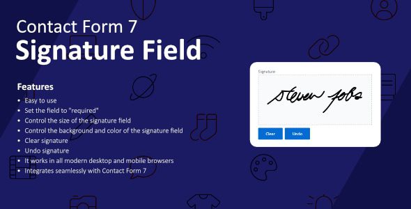 Signature Field for Contact Form 7插件下载