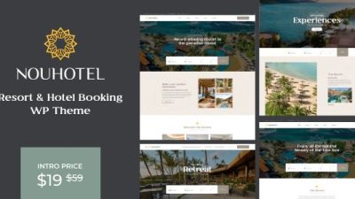 NouHotel (v1.1.0) Resort & Hotel Booking WordPress Theme