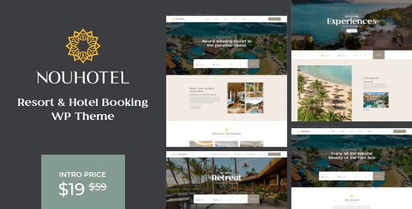 NouHotel (v1.1.0) Resort & Hotel Booking WordPress Theme