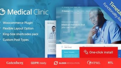 Medical Clinic (v1.4.0) Health & Doctor Medical WordPress Theme