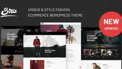 Striz (v2.0.5) Fashion Ecommerce WordPress Theme