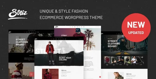 Striz (v2.0.5) Fashion Ecommerce WordPress Theme