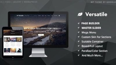 Versatile v1.4.7 Responsive Multi-Purpose WP Theme