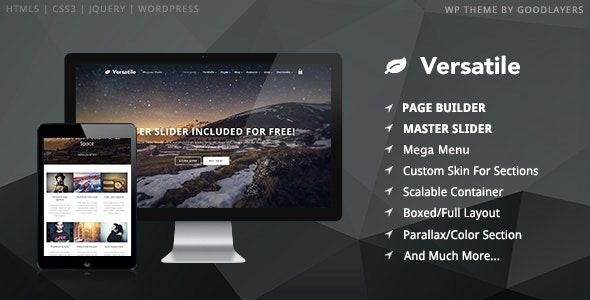 Versatile v1.4.7 Responsive Multi-Purpose WP Theme