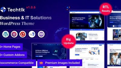 Techtlk (v1.0.9) Business & IT Solutions WordPress Theme
