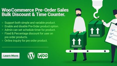 WooCommerce Pre-Order Sales, Bulk Discount & Time Counter插件下载